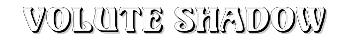 Volute Shadow font